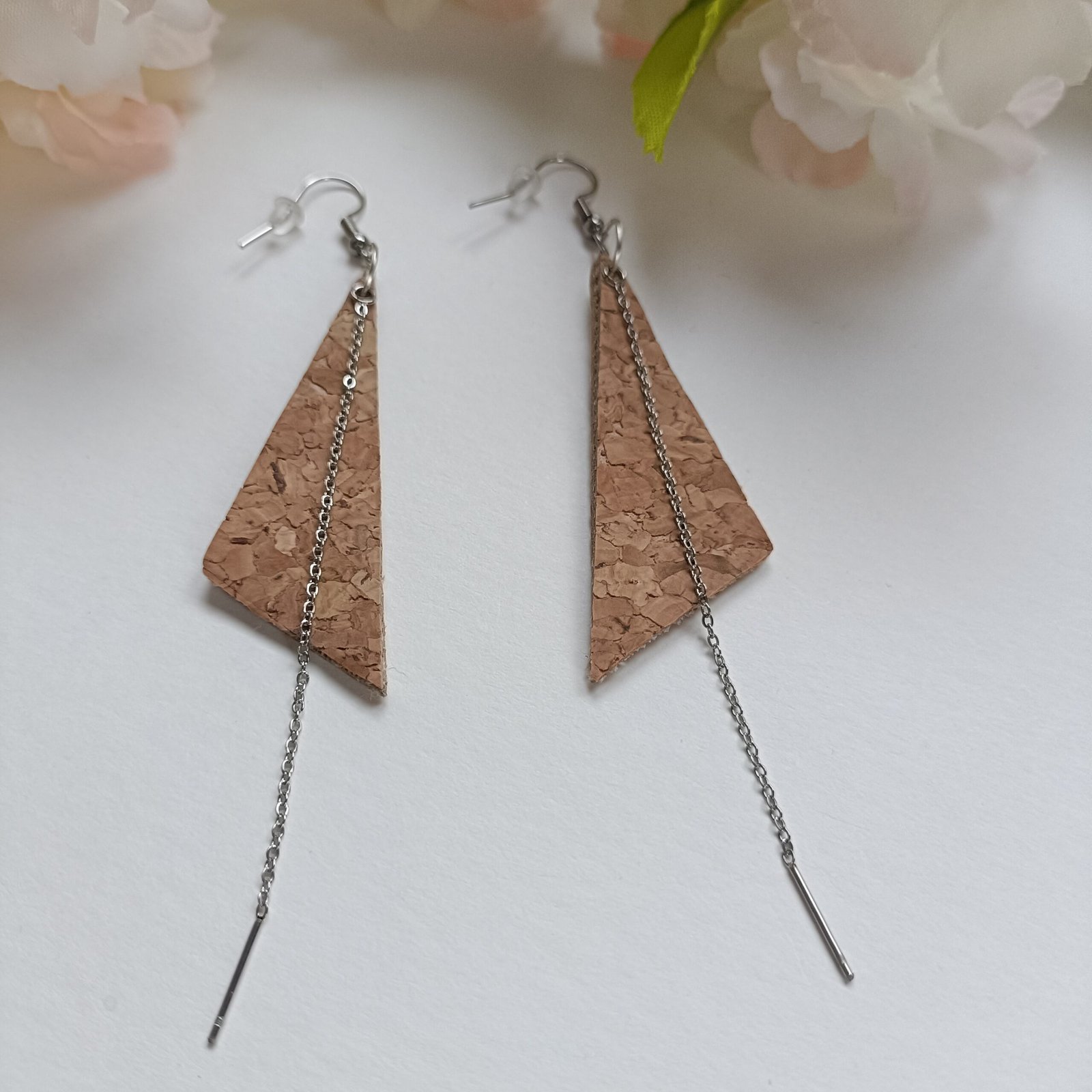 Boucles d’oreilles triangle rectangle