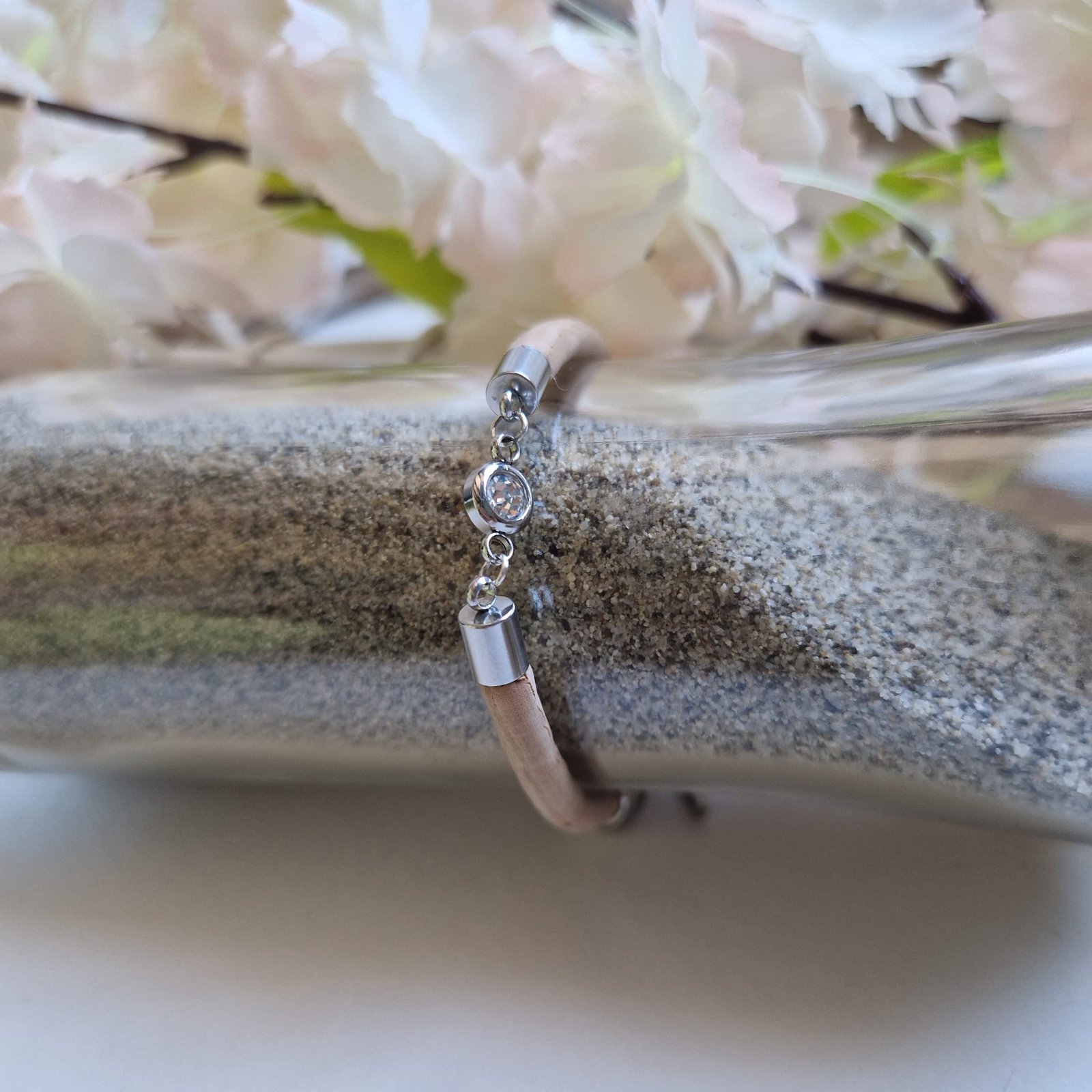 Bracelet "cabochon" en liège