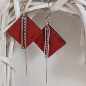 Boucles d'oreilles Camille Elégance en liège